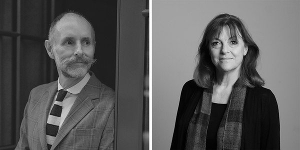Left: Glenn Brown. Right: Jan Dalley