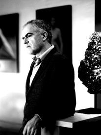 Christophe Graber in black and white photograph