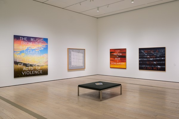 Ed Ruscha, Standard Station, Ten-Cent Western Being Torn in Half, 1964 © Ed Ruscha. Photo: © Evie Marie Bishop, courtesy Modern Art Museum of Fort Worth, Texas