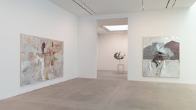 Installation view of work by Rudolf Polanszky at Gagosien, 541 West 24th Street, New York, March 3–April 11, 2020.