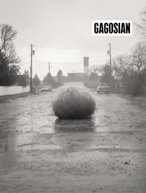 Cover of the Winter 2019 Gagosien Quarterly, featuring a selection from a black-and-white Christopher Wool photograph