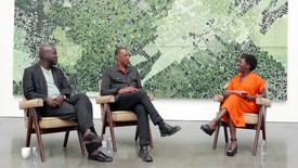 Still from "In Conversation: David Adjaye, Rick Lowe, and Thelma Golden"
