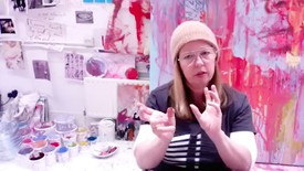 Jenny Saville in her studio.