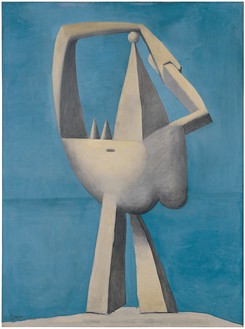 Pablo Picasso, Figure au bord de la mer, 1929 Oil on canvas, 51 ⅛ × 38 ⅛ inches (129.9 × 96.8 cm), Metropolitan Museum of Art, New York© 2018 Estate of Pablo Picasso/Artist Rights Society (ARS), New York
