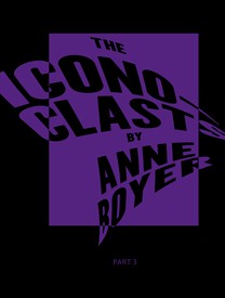 Purple and black graphic title page