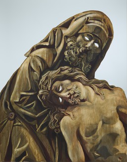 Rachel Feinstein, Deposition, 2021 Oil, acrylic urethane, and charcoal on mirror, 46 × 36 inches (116.8 × 91.4 cm)© Rachel Feinstein. Photo: Prudence Cuming Associates Ltd