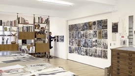 Tatiana Trouvé in her Paris studio.