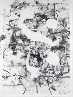Christopher Wool, Untitled, 2010 Silkscreen ink on linen, 126 × 96 inches (320 × 243.8 cm)