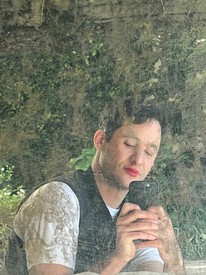 Image of Jordan Wolfson taking a mirror selfie