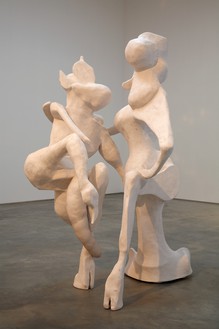 Rachel Feinstein, Satyrs, 2008 Polymer resin, nylon fabric, and polyester filling, 90 × 60 ¾ × 44 ⅛ inches (228.6 × 154.3 × 112.1 cm)© Rachel Feinstein