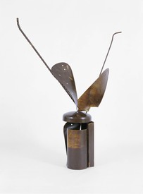 Helen Frankenthaler, Heart of London Map, steel sculpture