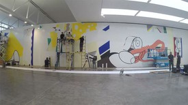 Time-lapse: Greene Street Mural