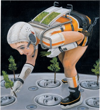 Tetsuya Ishida, Untitled (Planting Trees), 2000 © Estate of Tetsuya Ishida