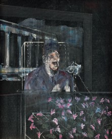Image of Francis Bacon's ‘Landscape with Pope/Dictator’ painting, c. 1946