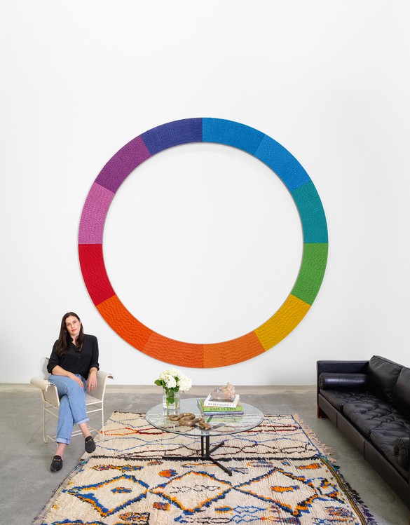 Jennifer Guidi in her Los Angeles studio, 2020