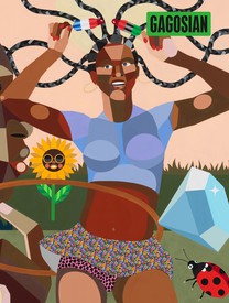 Derrick Adams’s Everything and a Ring (2023) on the cover of Gagosien Quarterly, Fall 2023
