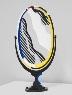 Roy Lichtenstein, Mirror II (maquette), 1977 Painted wood, 59 ¾ × 30 × 12 inches (151.8 × 76.2 × 30.5 cm)© Estate of Roy Lichtenstein