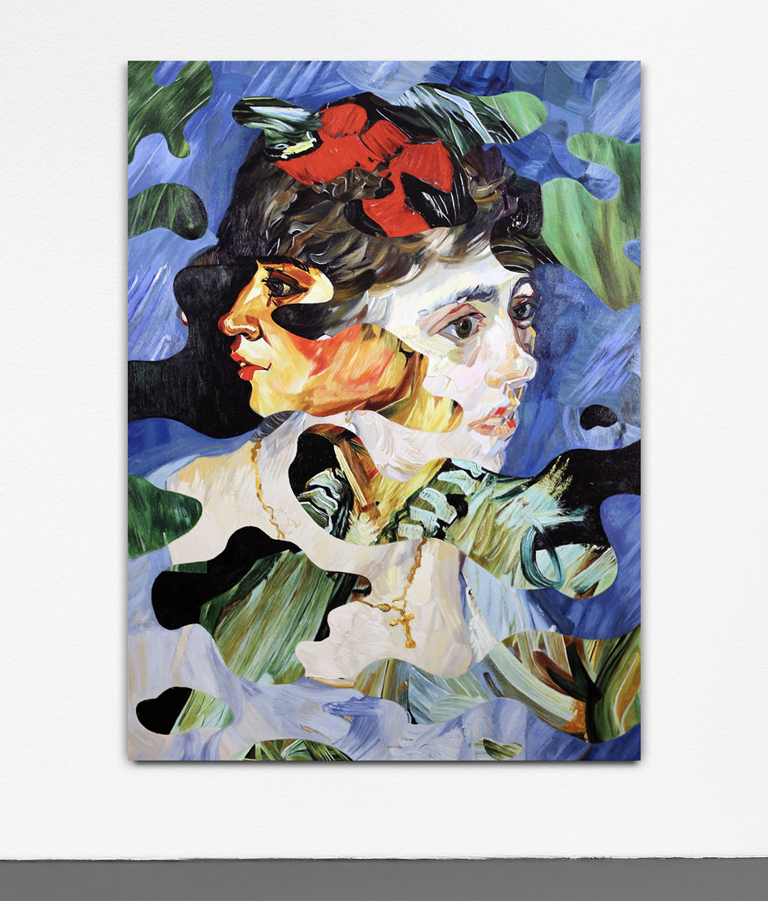 Dan Alva, Capo Dei Capi, 2021, Oil on Canvas, 55”x65”