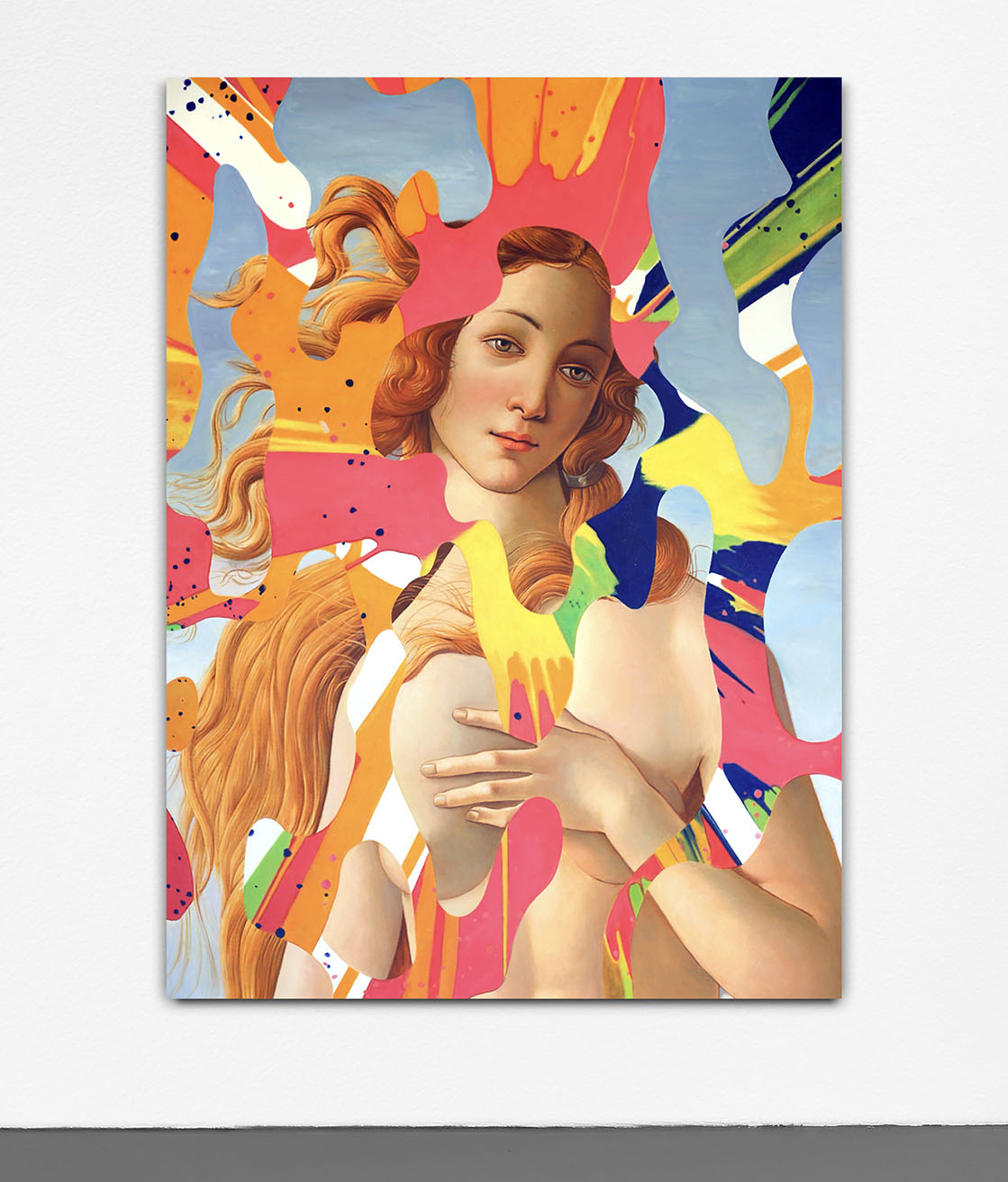 Dan Alva, Floater 97, 2020 Golden Age, 2022, Oil on Canvas, 40” x 55” © Dan Alva Studio