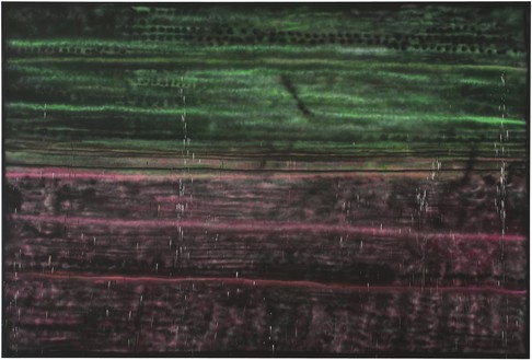 Sterling Ruby, SP137, 2010 Spray paint on canvas, 125 × 185 inches (317.5 × 469.9 cm)© Sterling Ruby