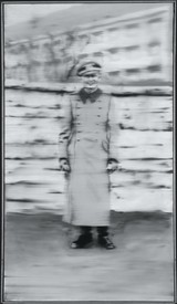 Gerhard Richter, Uncle Rudi, 1965, oil on canvas, 34 ¼ × 19 ¾ inches (87 × 50 cm), CR: 85