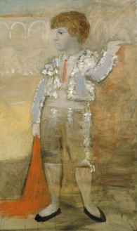 Pablo Picasso, Portrait de Paul en torero, 1925 Oil on canvas, 63 ¾ × 38 ¼ inches (162 × 97 cm)© 2018 Estate of Pablo Picasso/Artist Rights Society (ARS), New York