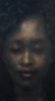 Y.Z. Kami, Ava VI, 2022 Oil on linen, 71 × 39 inches (180.3 × 99.1 cm)© Y.Z. Kami. Photo: Rob McKeever