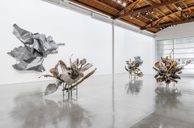 Installation view, Nancy Rubins: Fluid Space, Gagosien, Beverly Hills, June 24–August 6, 2021.