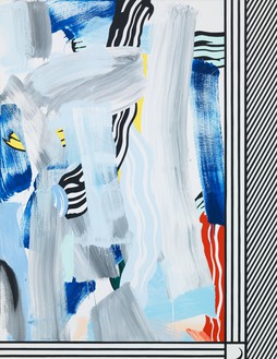 Roy Lichtenstein, Abstract Painting, 1983 Oil and Magna on canvas, 70 × 54 inches (177.8 × 137.2 cm)© Roy Lichtenstein Foundation