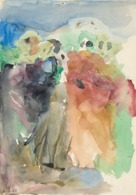Georg Baselitz, Ohne Titel (nach Pontormo) (Untitled [after Pontormo]), 1961.