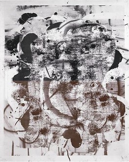 Christopher Wool, Untitled, 2009 Silkscreen ink on linen, 120 × 96 inches (304.8 × 243.8 cm)