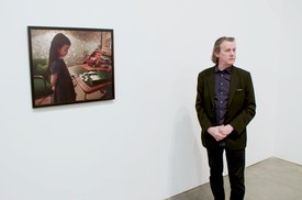 Installation view of Jeff Wall exhibition at Gagosien, New York