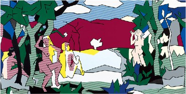Lichtenstein Expressionism, rue de Ponthieu, Paris