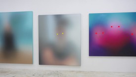 Ashley Bickerton's studio