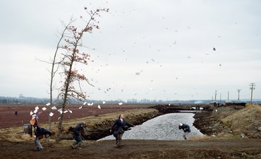 Jeff Wall, A Sudden Gust of Wind (after Hokusai), 1993, Tate Modern, London © Jeff Wall